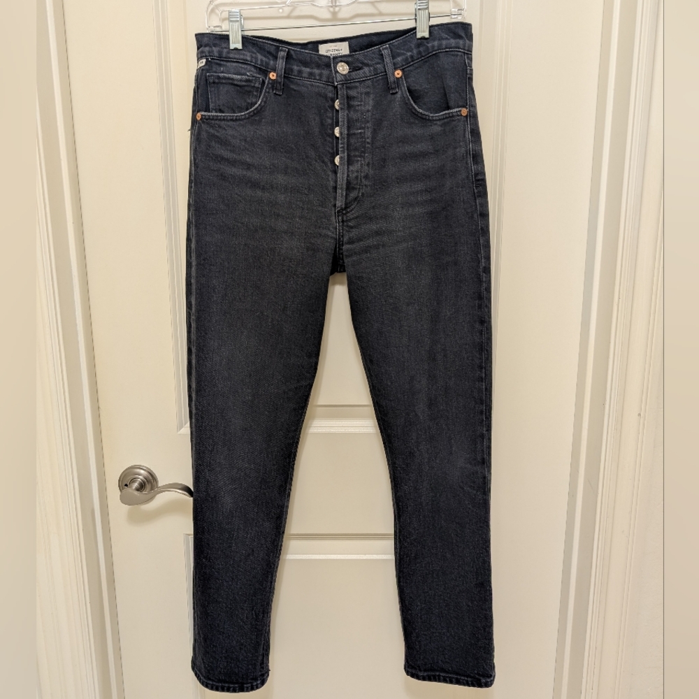 Citizen For Humanity Black Button-Fly Jeans